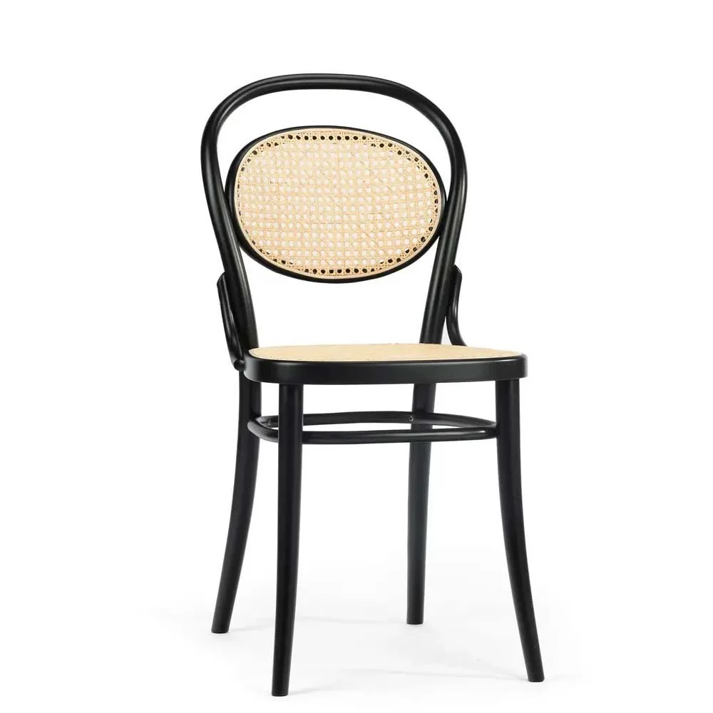 Ton 20 Chair sedia in faggio rivestita in paglia di Vienna
