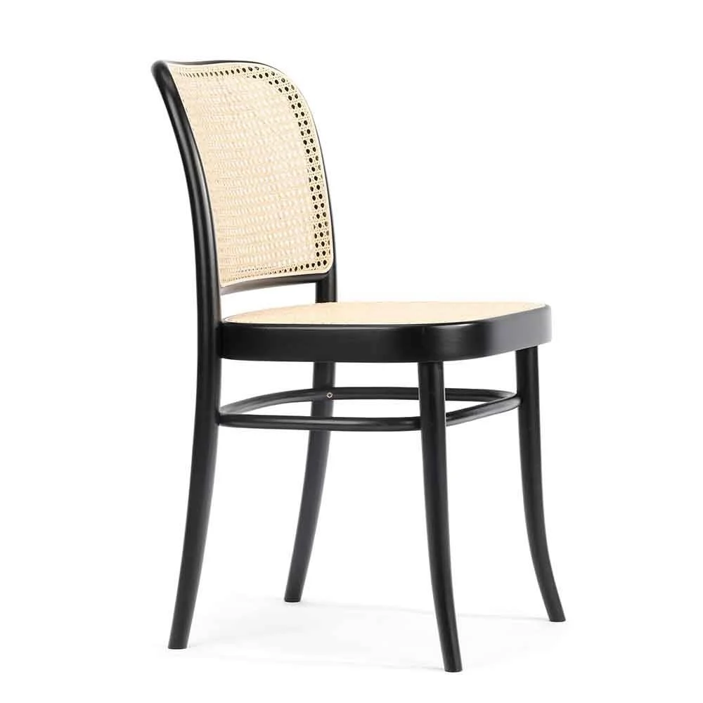 Ton 811 Chair sedia rivestita in paglia di Vienna