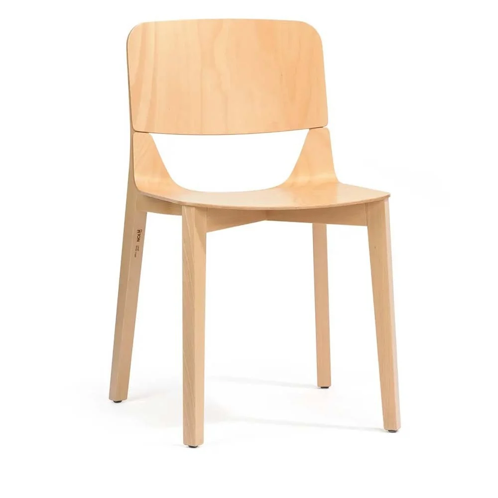 Ton Leaf sedia in legno di faggio