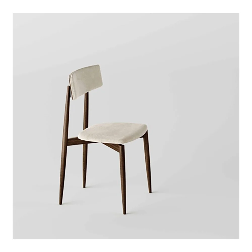 Tonelli design AW_chair sedia con struttura legno massello seduta sagomata e imbottita