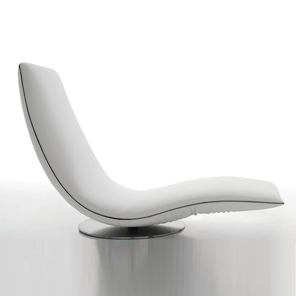 Tonin Casa Ricciolo poltrona chaise loungue con meccanismo pieghevole