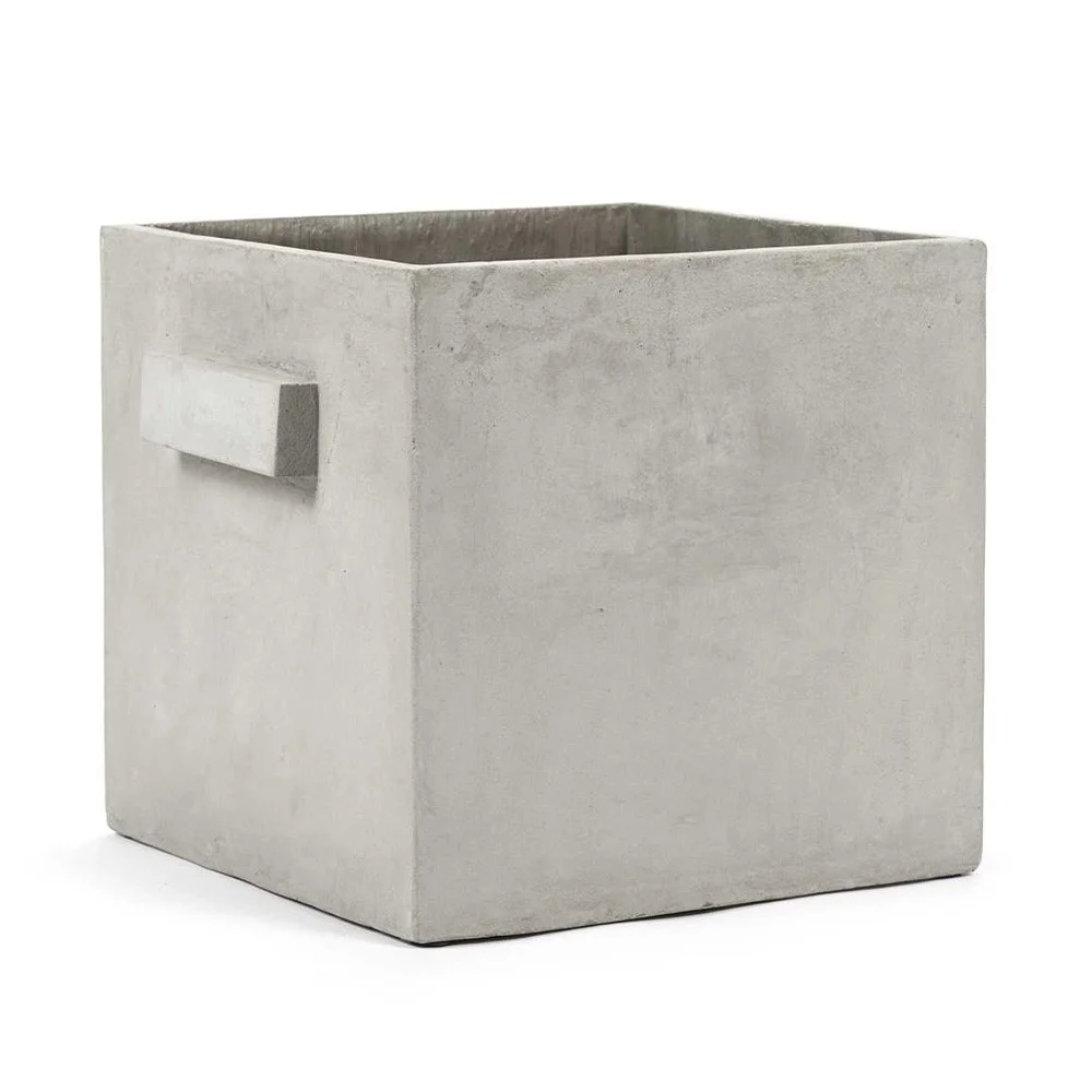 Vaso da fiori grigio per interni XL