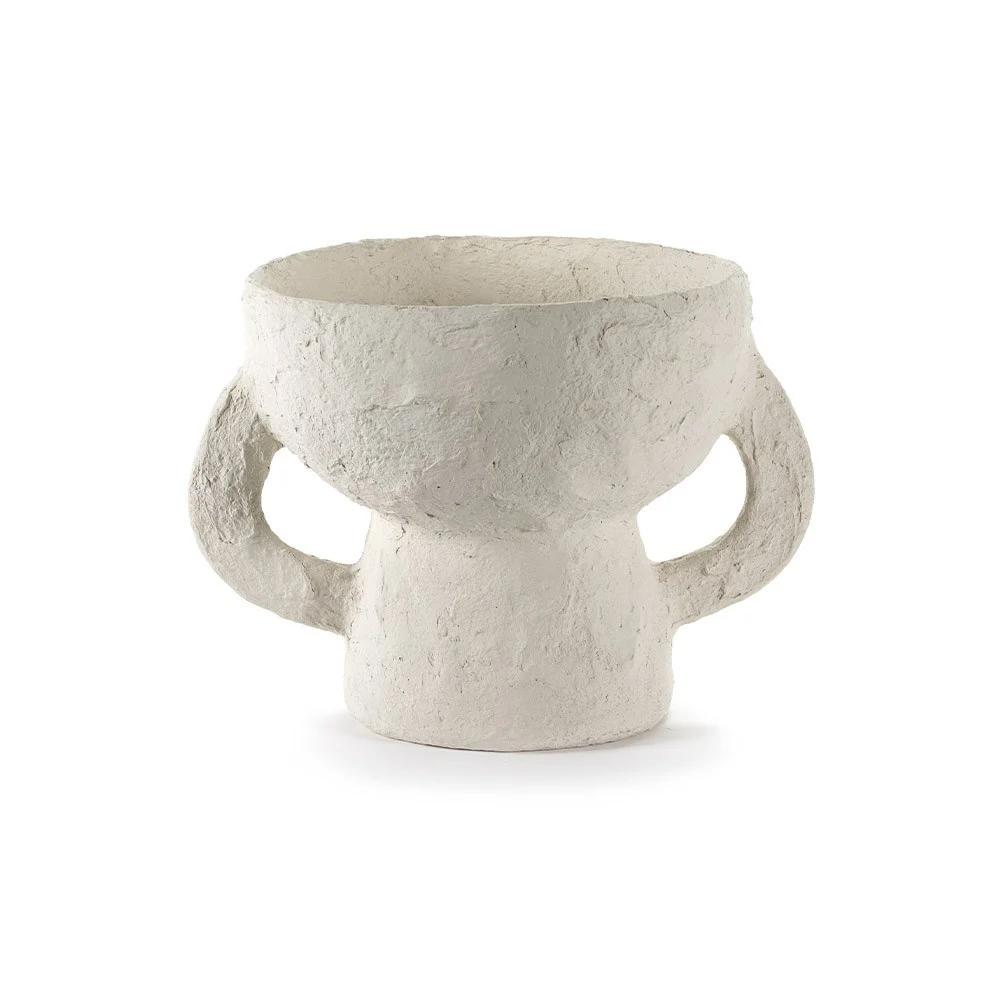 Vaso Earth bianco S