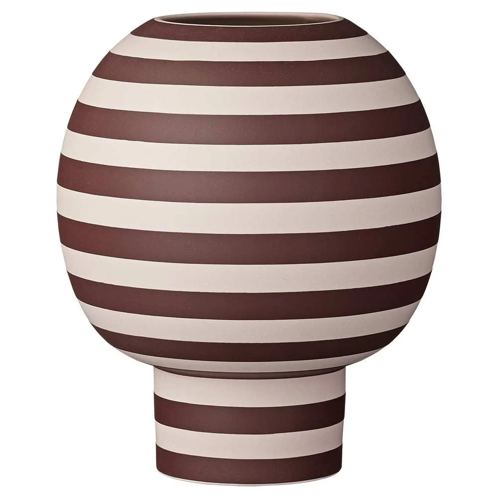 Vaso Varia rosa e bordeaux
