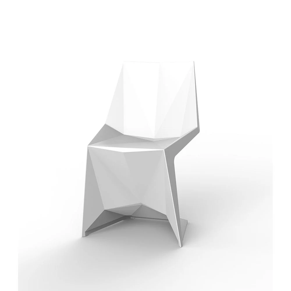 Vondom Voxel sedie in polipropilene disponibile in vari finiture impilabile