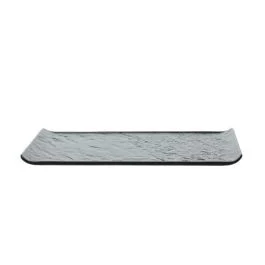 VULCANIA PIATTO RETTANGOLARE CM 26,5X13BLACK