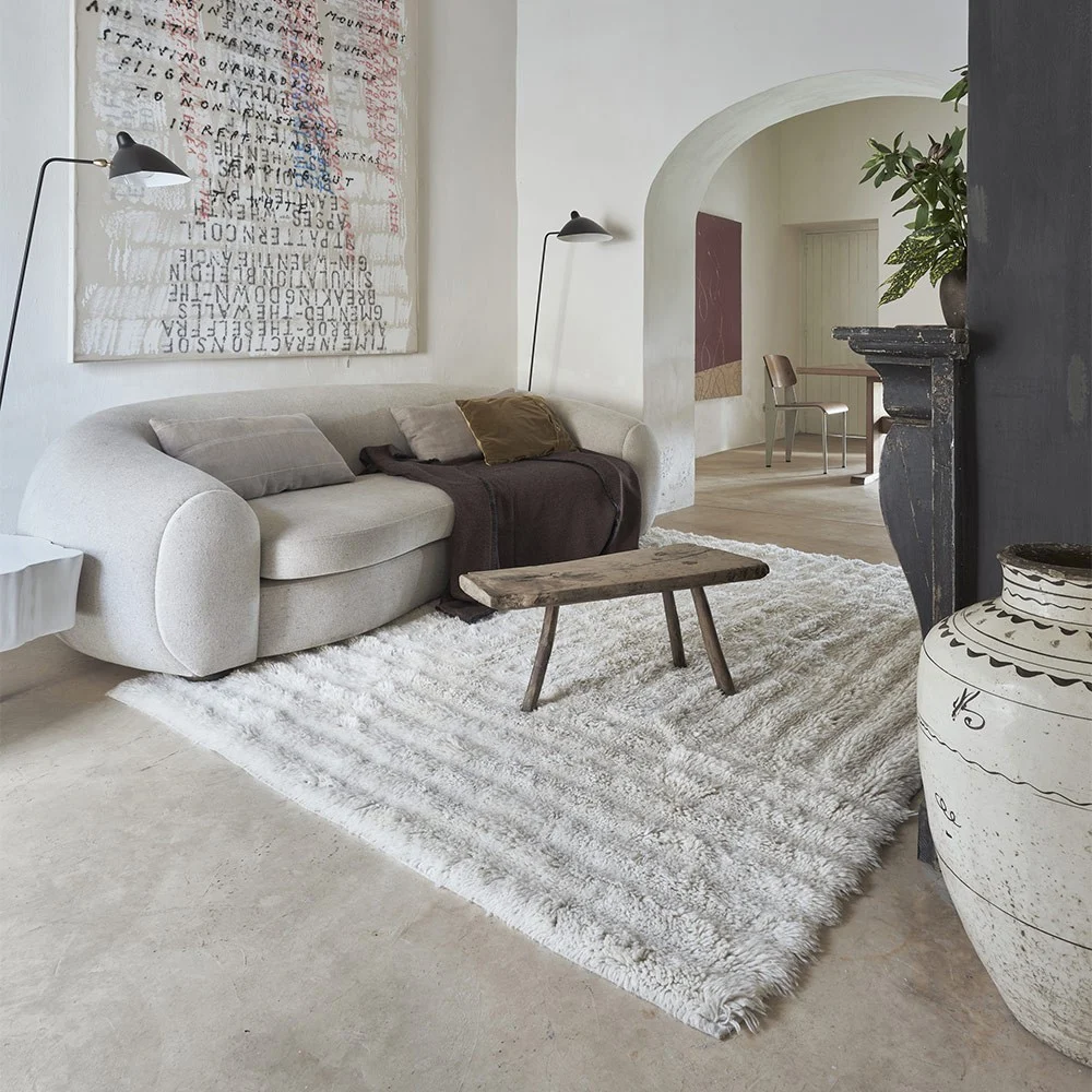Woolable Dunes Tappeto pecora bianco L