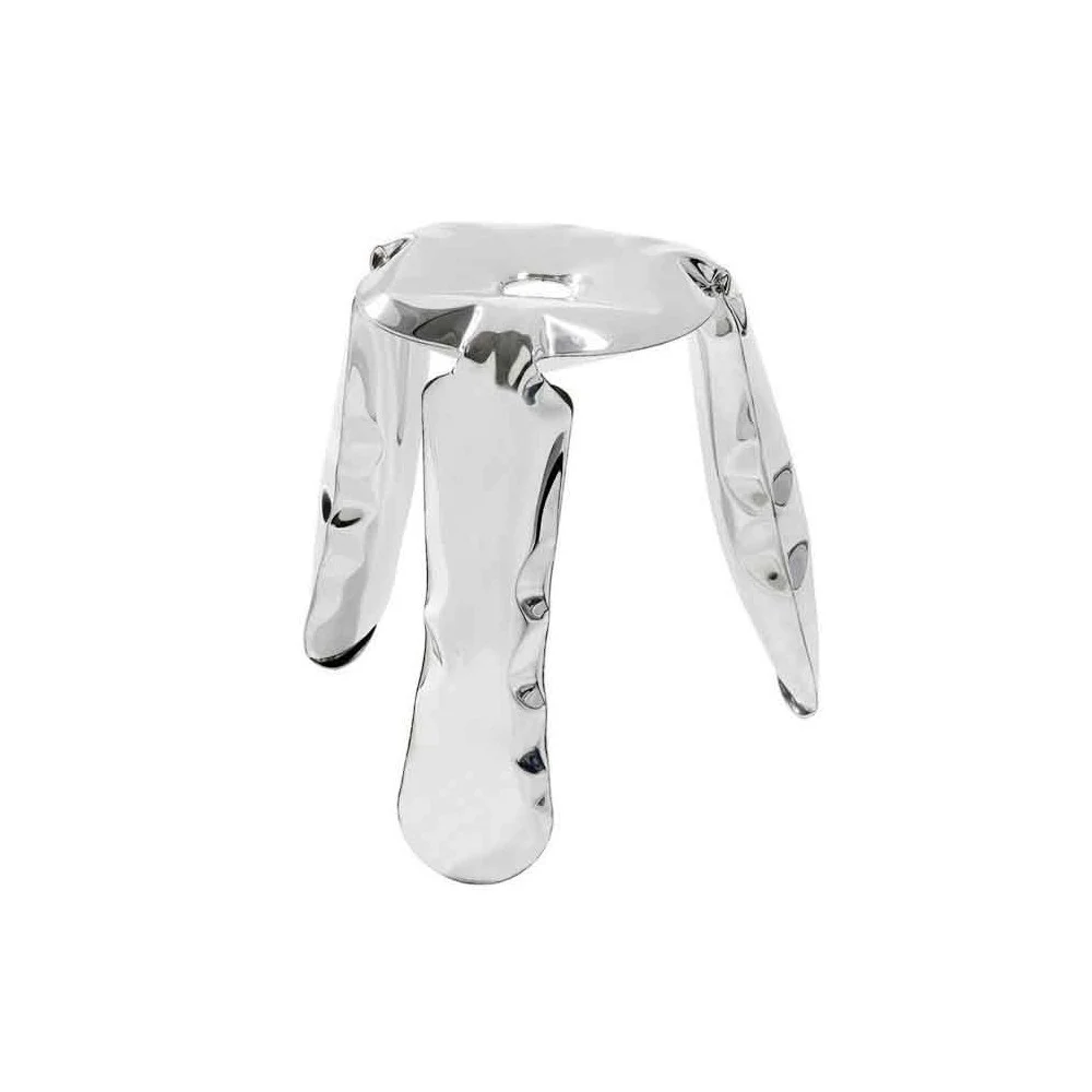 Zieta Studio Plopp sgabello in acciaio Inox disponibile in varie misure