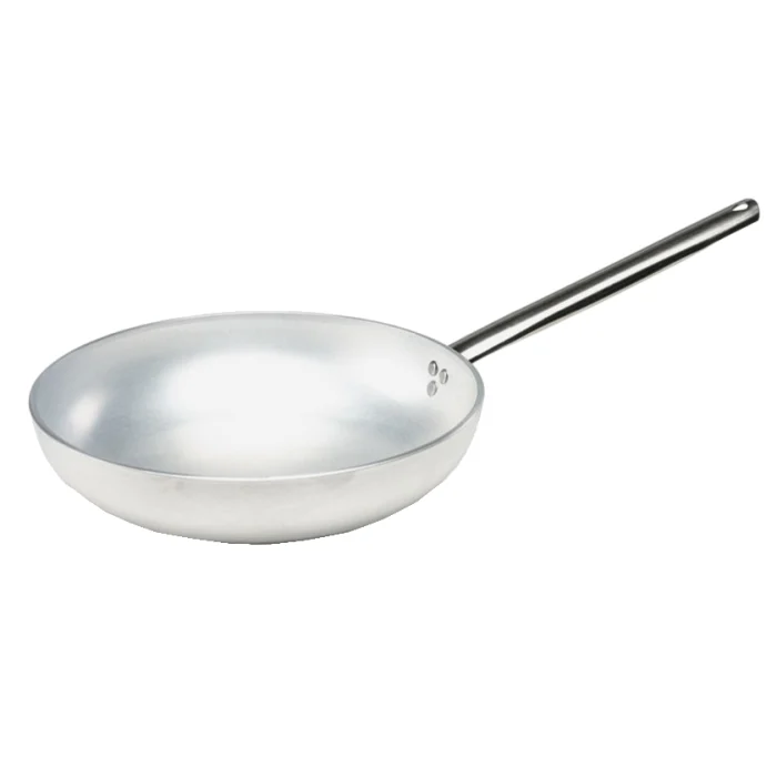 AGNELLI Padella svasata alta Alluminio con 1 Manico Inox D 40 Cm