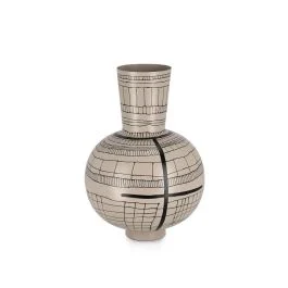 SIVA VASO BOTTIGLIA BEIGE H 43 CM