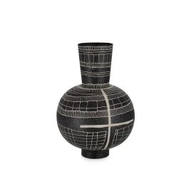 SIVA VASO BOTTIGLIA NERA H 43 CM