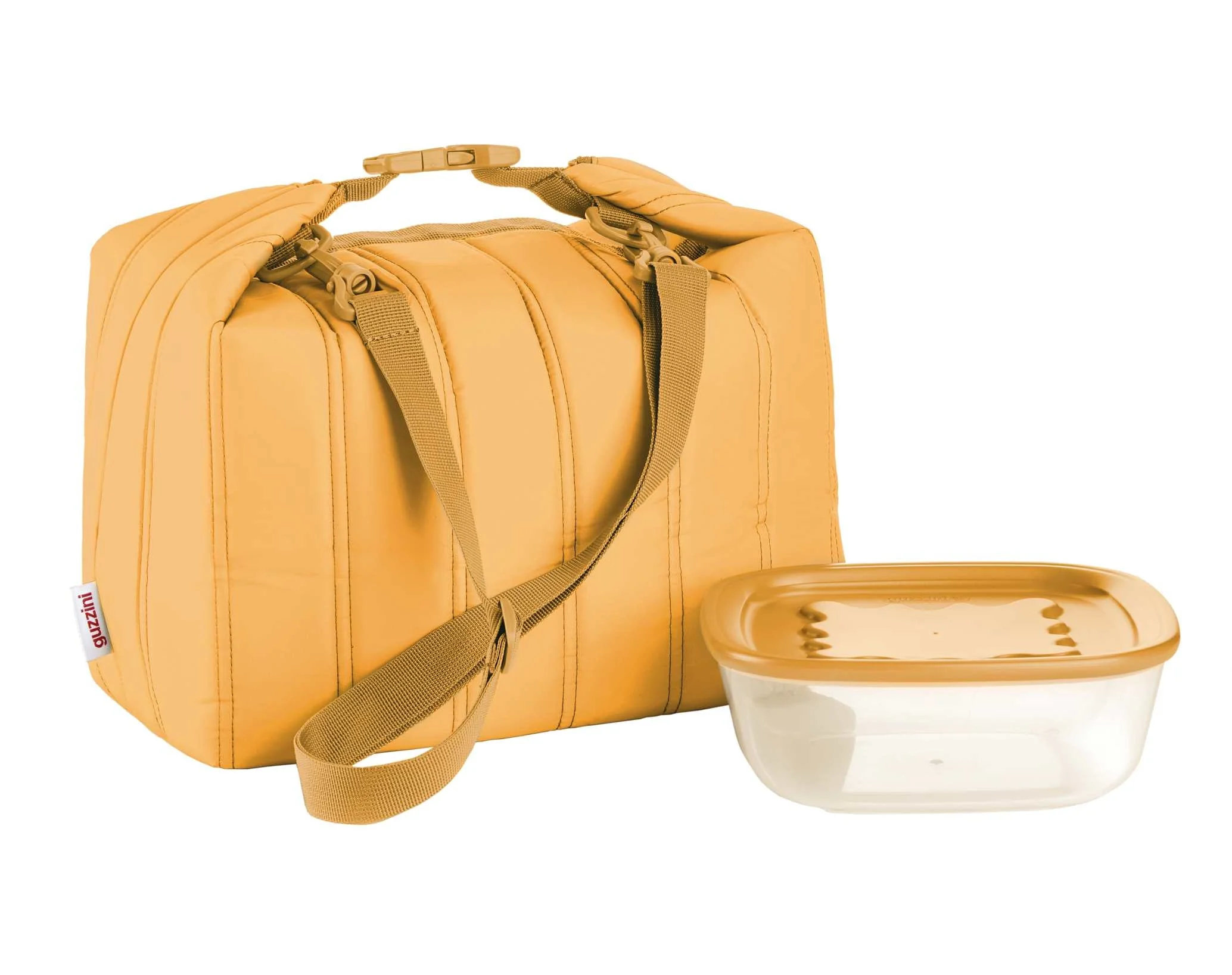 GUZZINI Borsa Termica Grande con Contenitore Salvafreschezza Giallo Mango