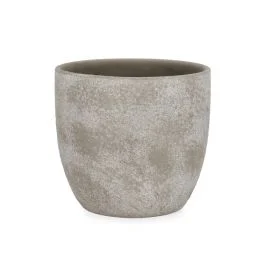 HECTOR PORTA VASO ALTO GRIGIO 16,5X15H CM