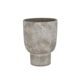 HECTOR PORTA VASO COPPA ALTO GRIGIO 13,5X18H CM