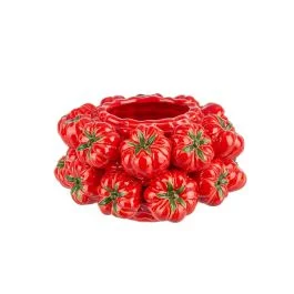 GAZPACHO VASO ROSSO TONDO 26 CM