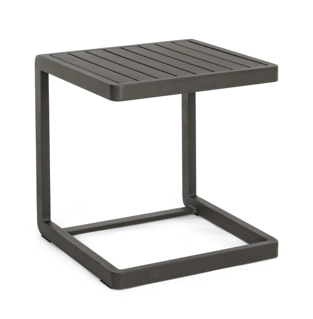 Bizzotto Konnor Tavolino Outdoor Antracite Alluminio 40 cm