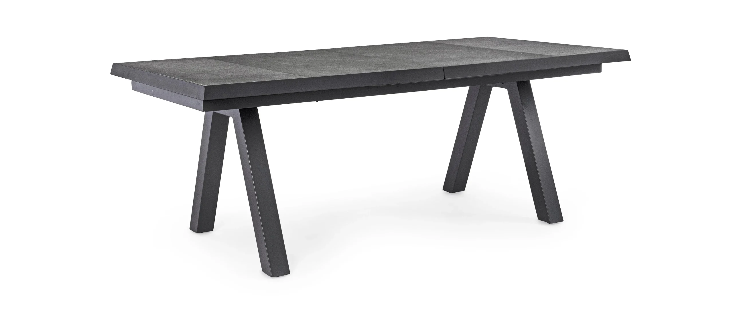 Bizzotto Tavolo Allungabile Krion Rettangolare  103 x 205 / 265 Cm Antracite