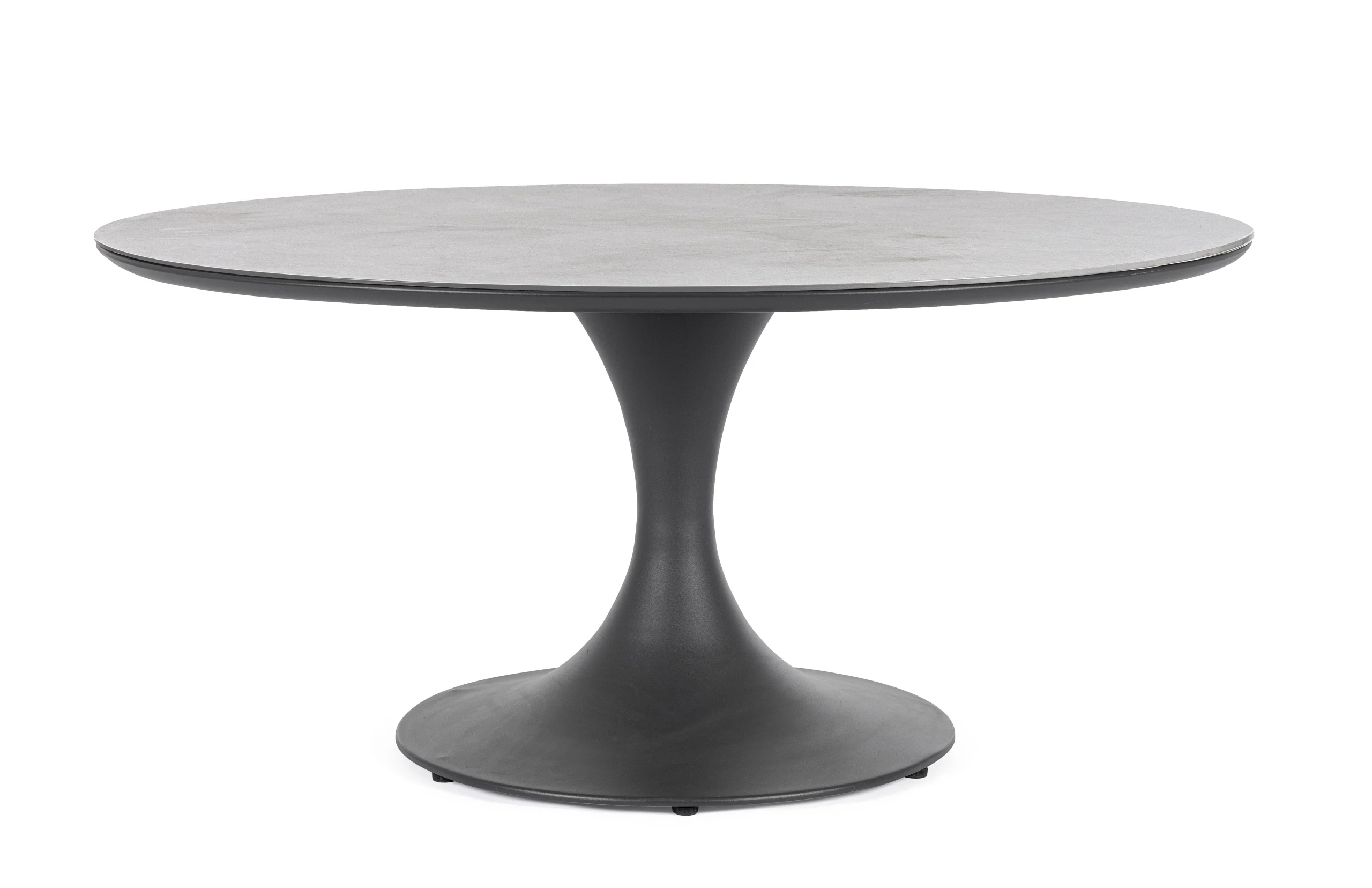 Bizzotto Tavolo Arnold Rotondo D 158 Cm H 75 Cm Antracite