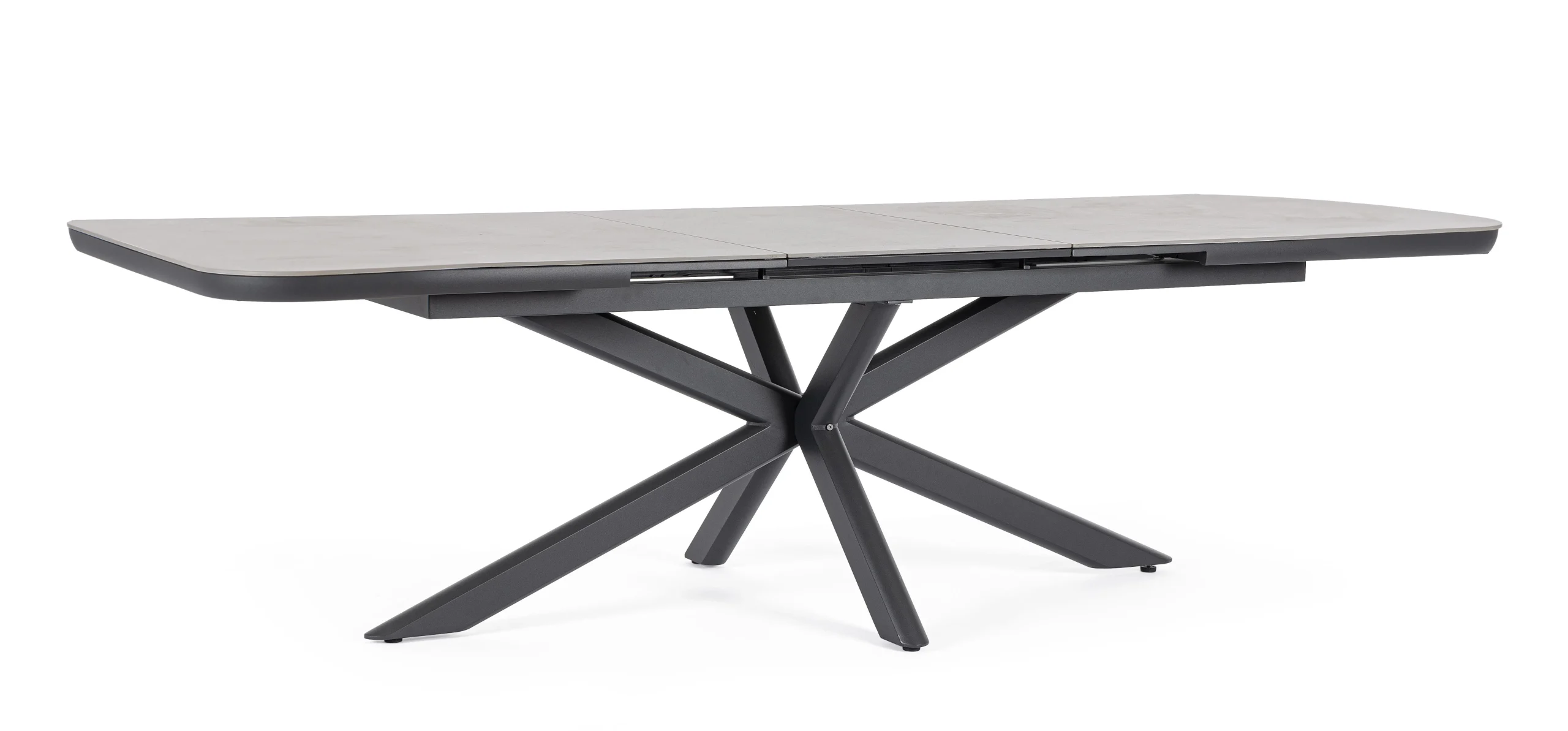 Bizzotto Pascal Tavolo Allungabile Antracite Alluminio Pietra 200–260 cm