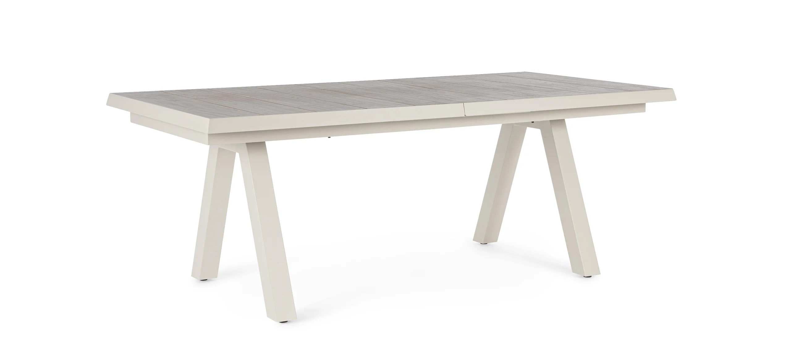 Bizzotto Krion Tavolo Allungabile Bianco Pelican Ceramica 205–265 cm