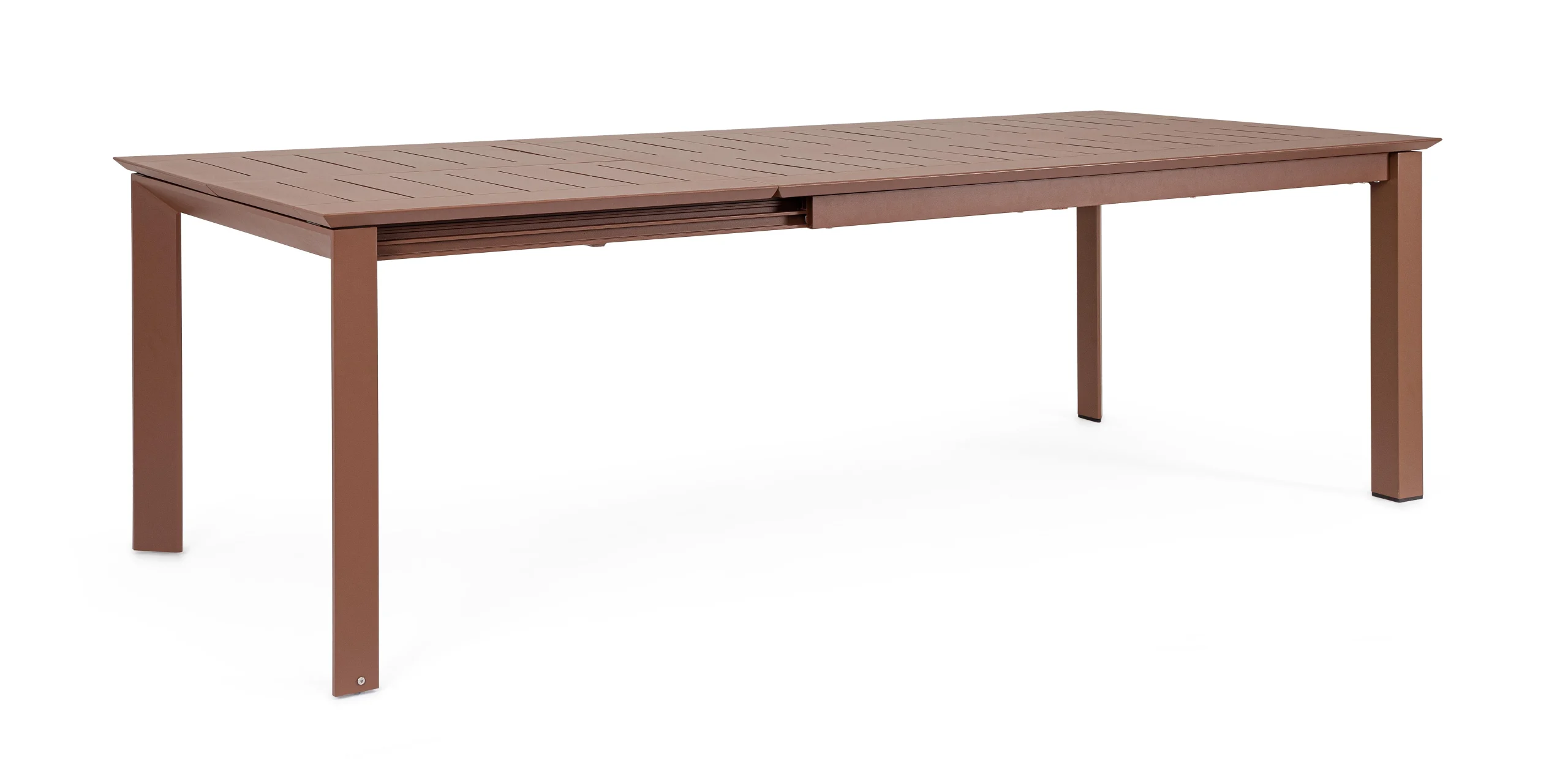 Bizzotto Tavolo Allungabile Konnor Rettangolare  100 x 160 / 240 Cm Ruggine