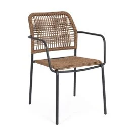 JABLE SEDIA CON BRACCIOLI ANTRACITE