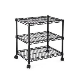 LUX CARRELLO 3 PIANI NERO OPACO