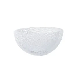 CESTINO DOPPIO FILO BIANCO 24X12 CM