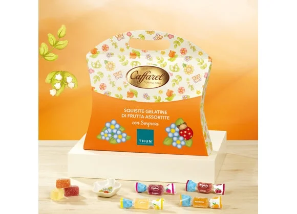 Caffarel Pochette Festa della Mamma Thun con Sorpresa 300 Gr Gelatine