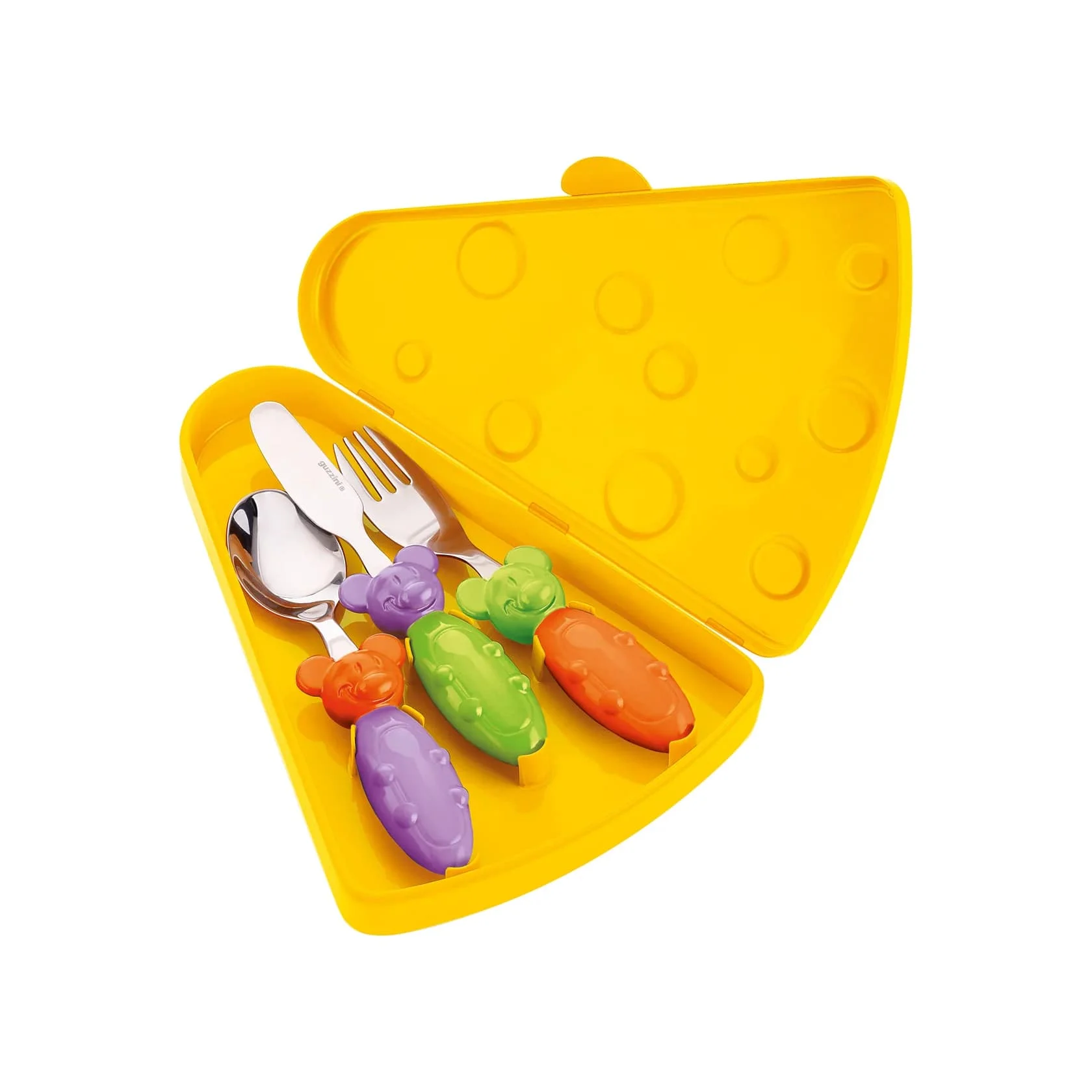 GUZZINI Set 3 Posatine con Custodia Tip Top Multicolor