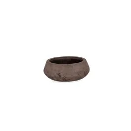 MINH PORTA VASO TERRACOTTA SCURA 32X16H CM