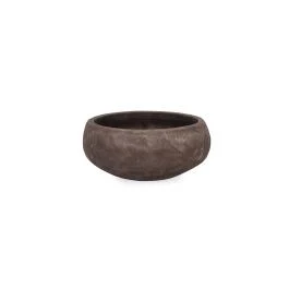 MINH PORTA VASO TERRACOTTA SCURA 40X19H CM