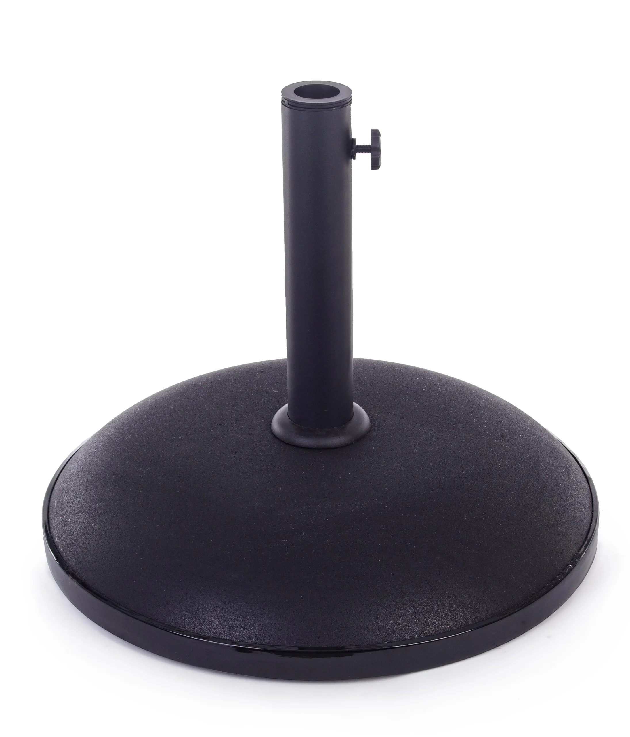 Bizzotto Base Ombrellone Barry Tondo 30 Kg Cemento Nero