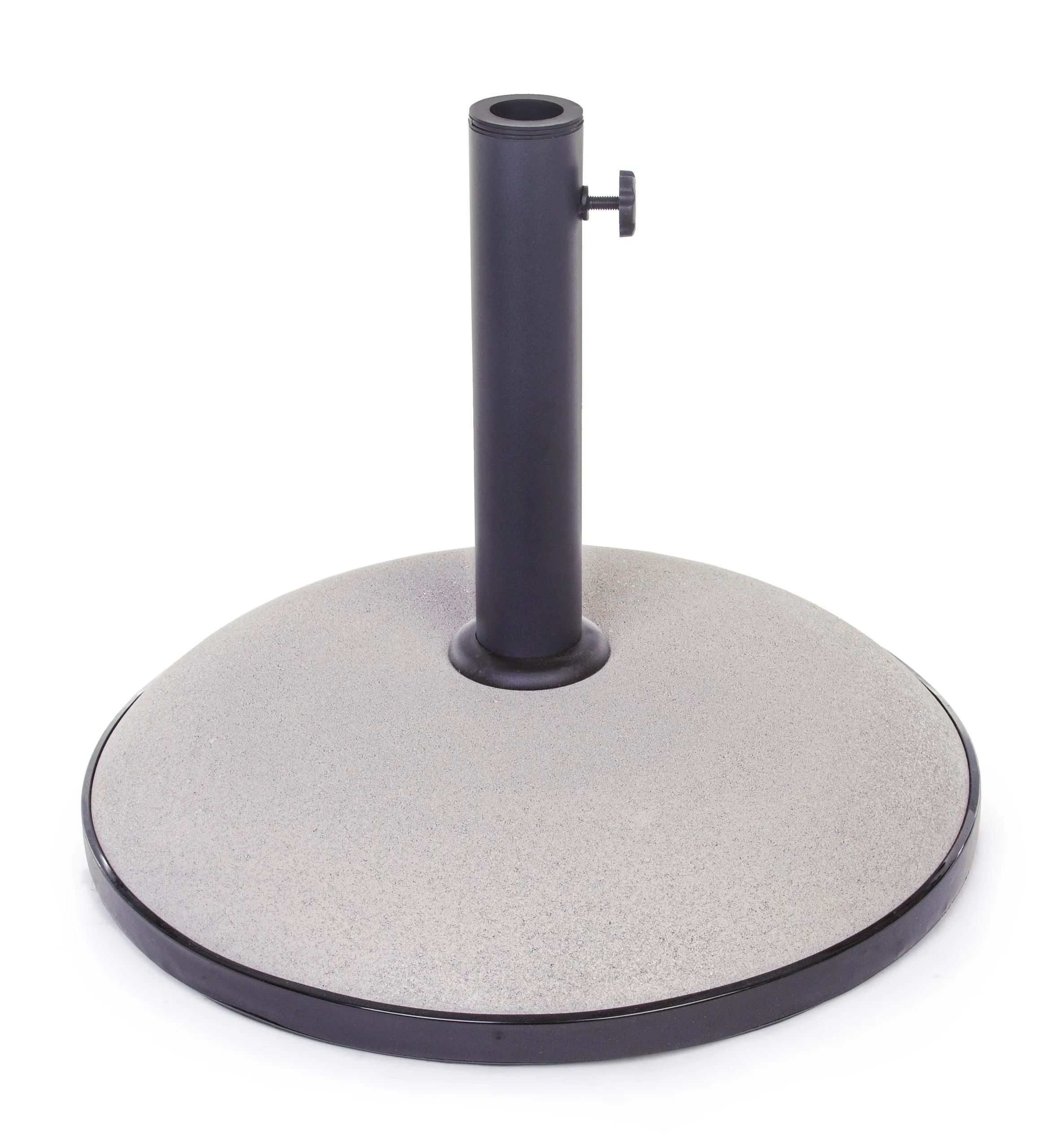 Bizzotto Base Ombrellone Barry Tondo 30 Kg Cemento Tortora