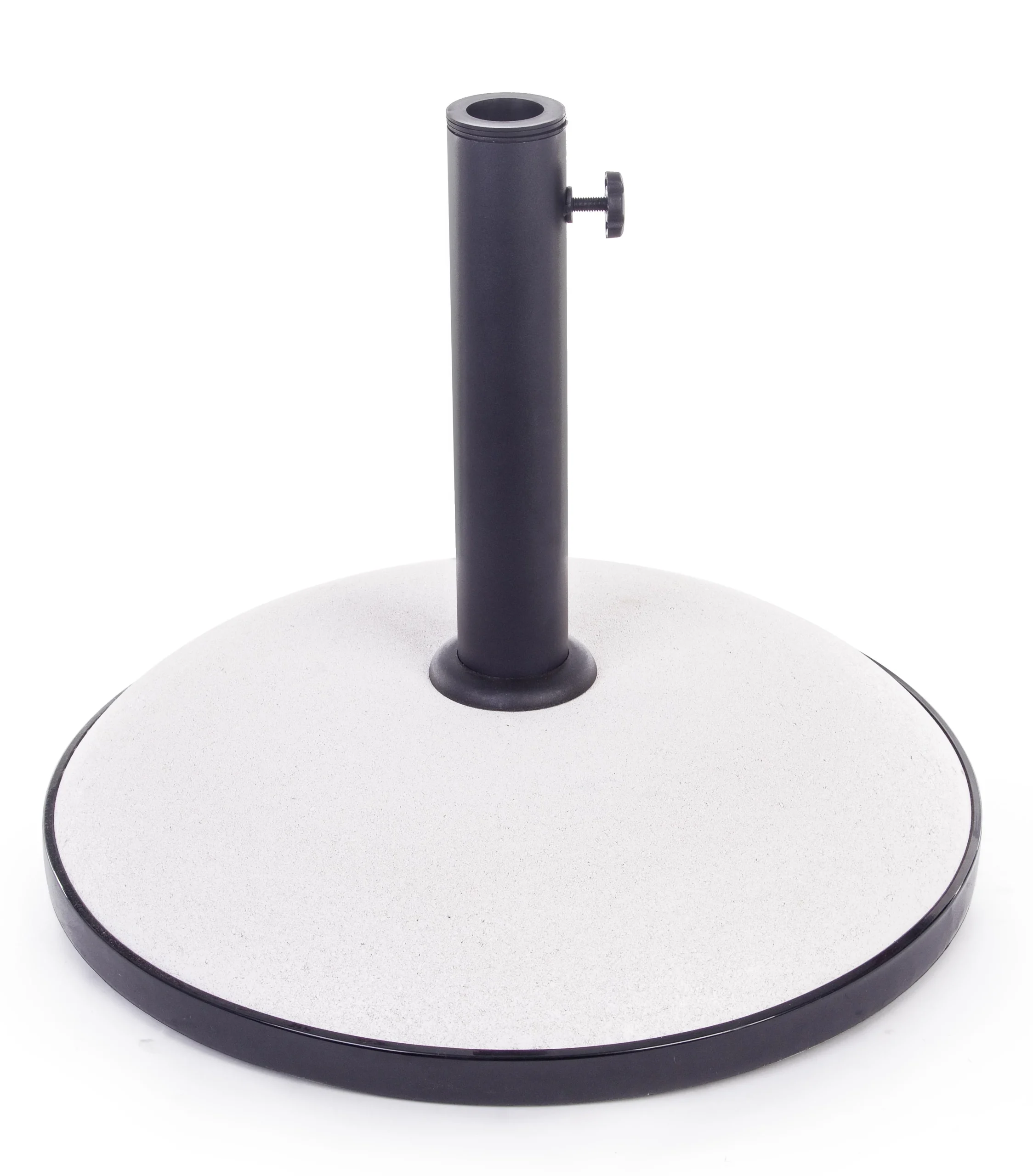 Bizzotto Base Ombrellone Barry Tondo 30 Kg Cemento Bianco