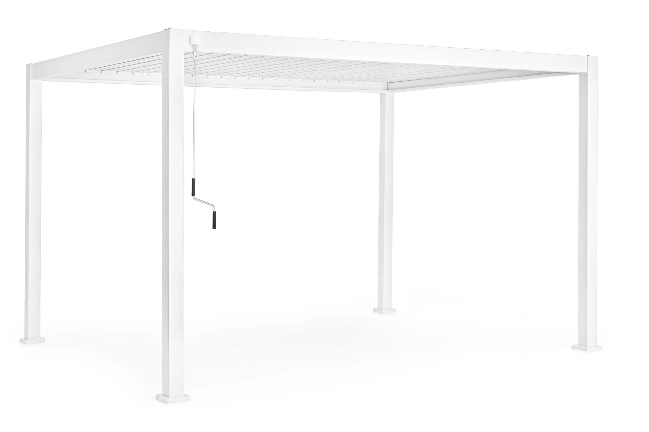 Bizzotto Ocean Pergola Bioclimatica Bianca Alluminio 3×4 m