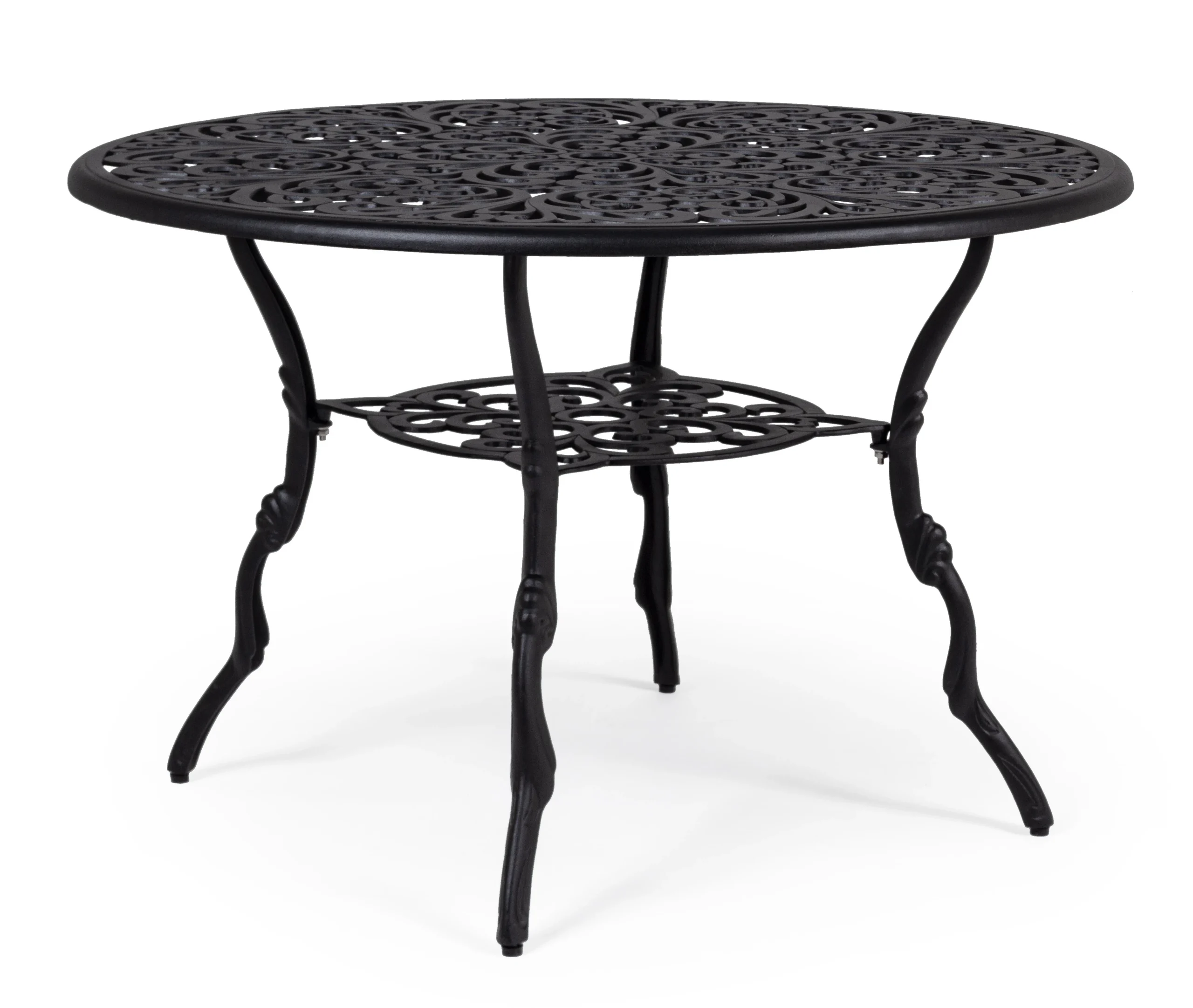 Bizzotto Tavolo Victoria Rotondo D 110 Cm H 71,5 Cm Antracite