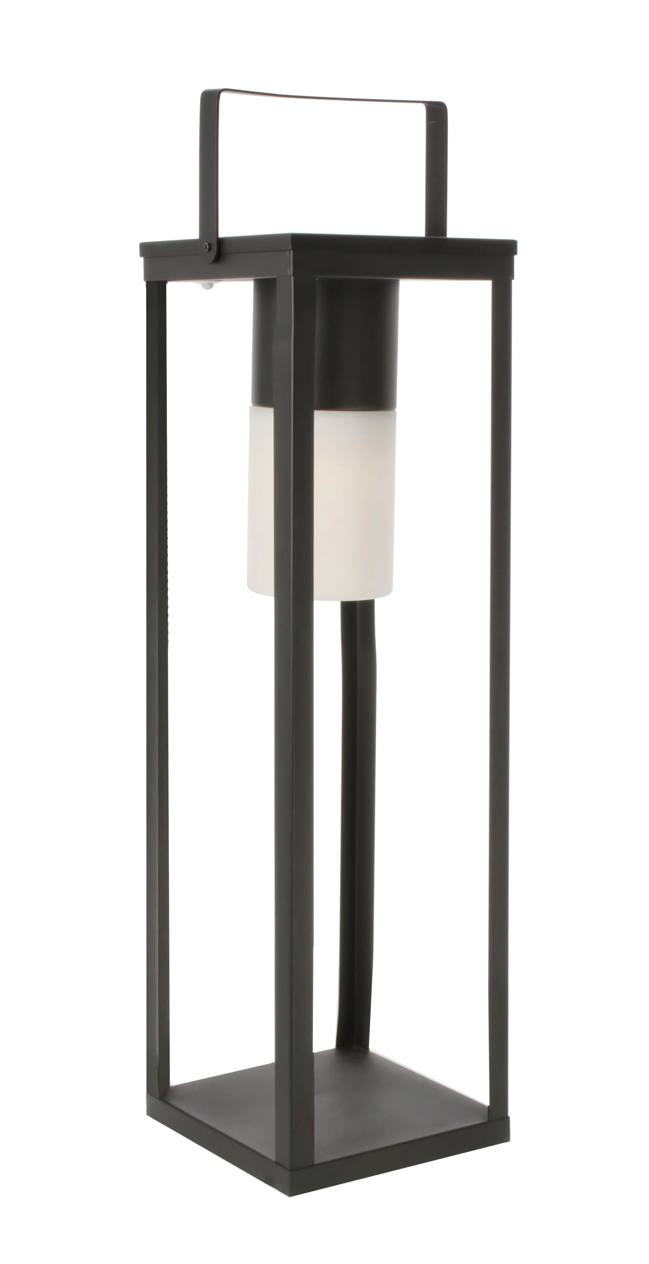 Bizzotto Lampada Solar Led H 75 Cm con Manico Quadrata Nero