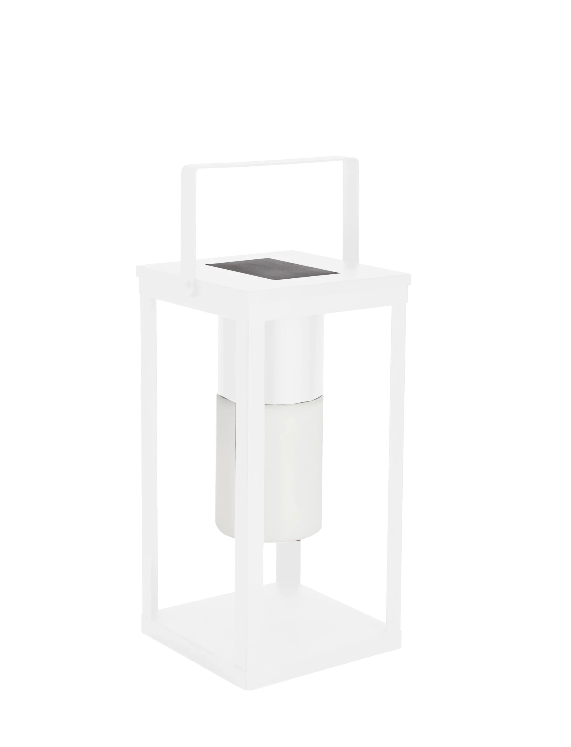 Bizzotto Lampada Solar Led H 38 Cm con Manico Quadrata Bianco
