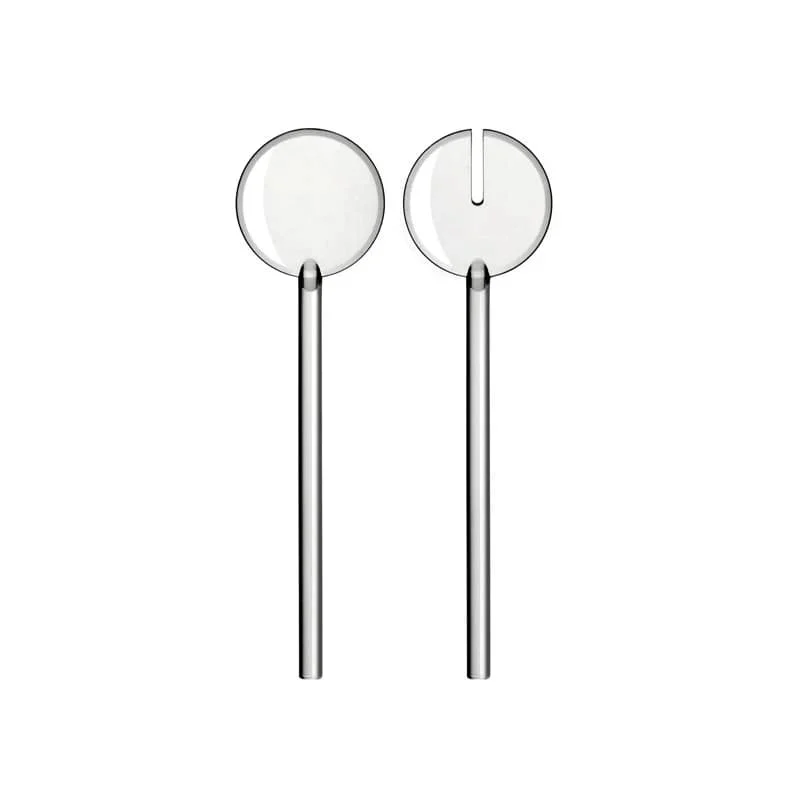GUZZINI Set 2 Posate Insalata Tiffany H 27,5 Cm Trasparente