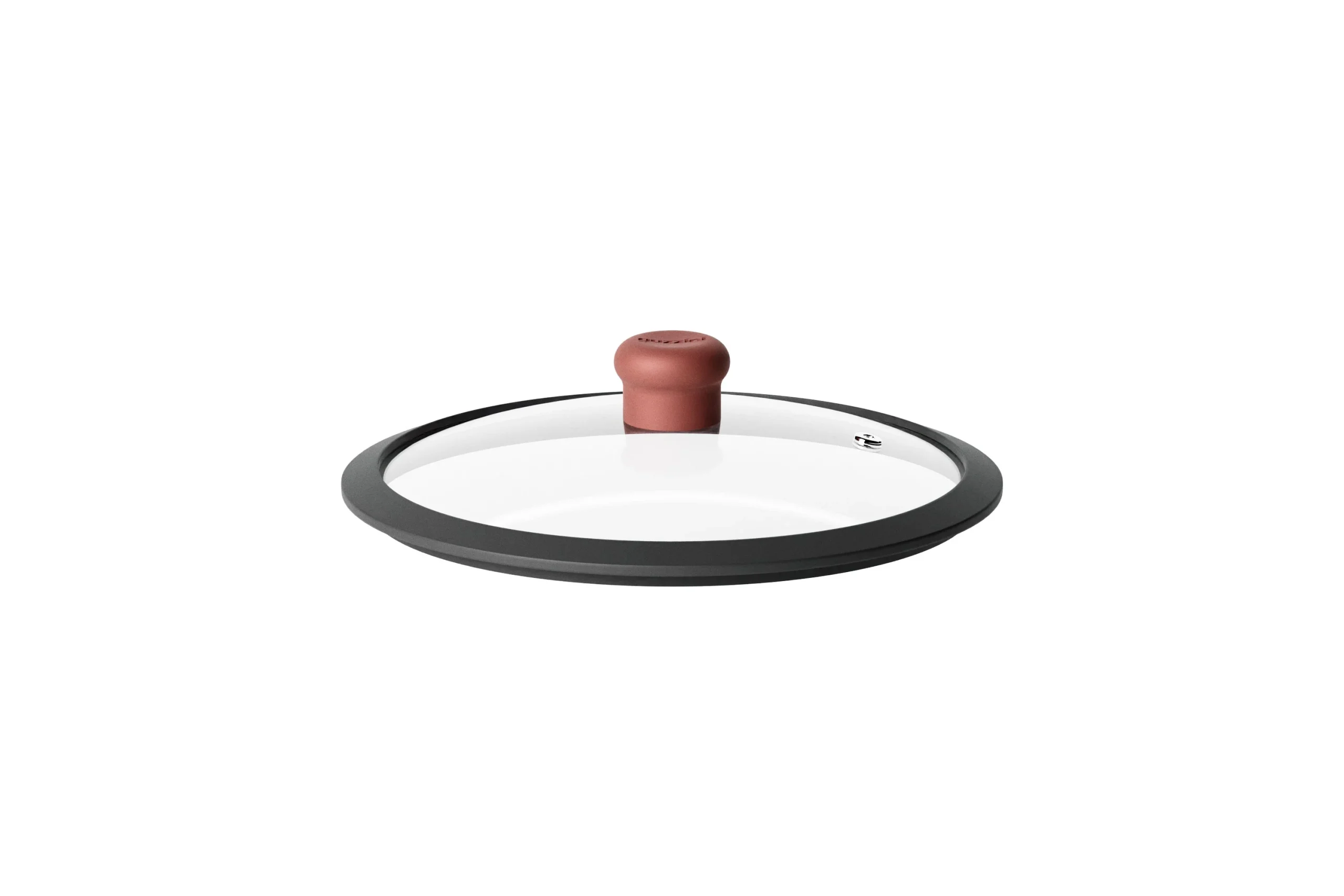 GUZZINI Coperchio in Vetro Curvo D 20 Cm Cook&Color Rosso Mattone