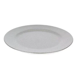 NOEL GLITTERY SOTTOPIATTO ARGENTO