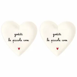 SET 2 PIATTI CUORE 18 CM GODITI LE PICCOLE COSE