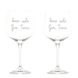 SET 2 CALICI BEVO SOLO GIN TONIC 82 CL