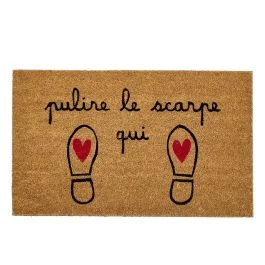 ZERBINO PULIRE LE SCARPE QUI 45X75 CM