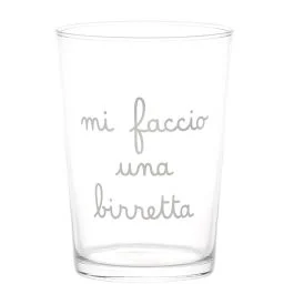 BICCHIERE MI FACCIO UNA BIRRETTA 50 CL