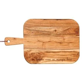 TAGLIERE IN QUESTA CASA SI MANGIA BENE 30X50 CM