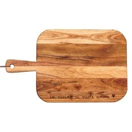 TAGLIERE IN CUCINA CI VUOLE AMORE 30X50 CM