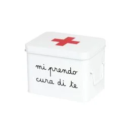 SCATOLA MI PRENDO CURA DI TE 22X16X16 CM BIANCA