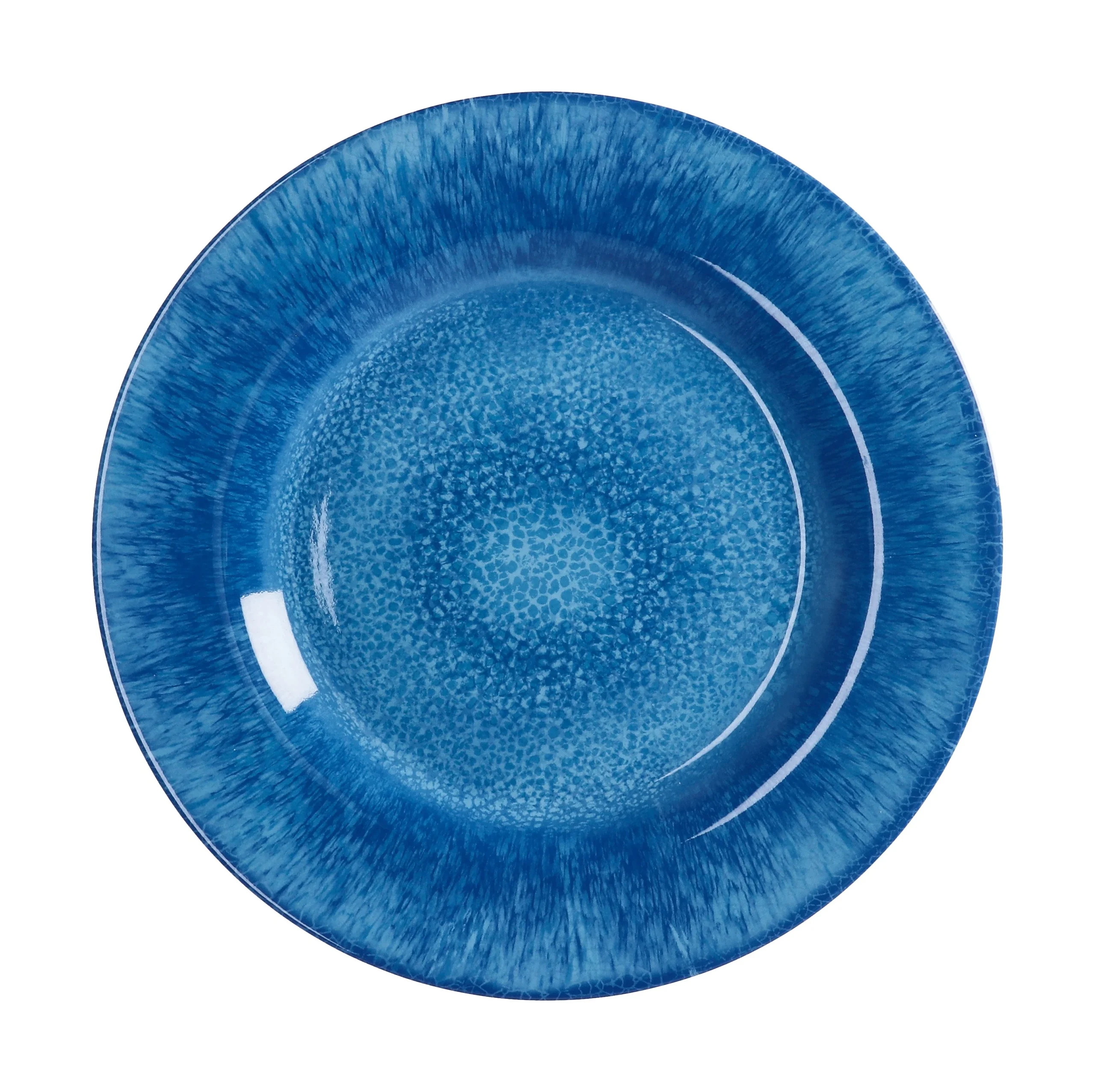 Ad Trend Piatto Piano Melamina D 28 Cm H 3 Cm Blu